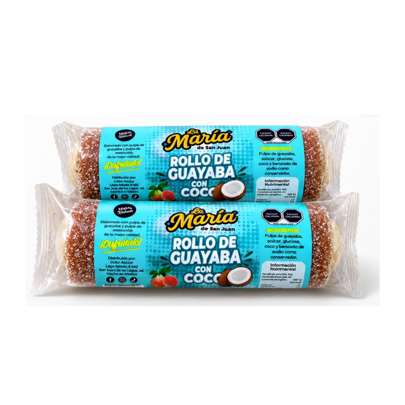 Rollo de Guayaba Mini de Coco