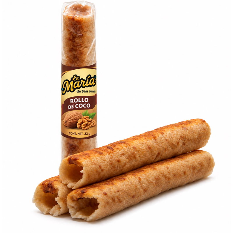 Rollito de Coco Display Nuez